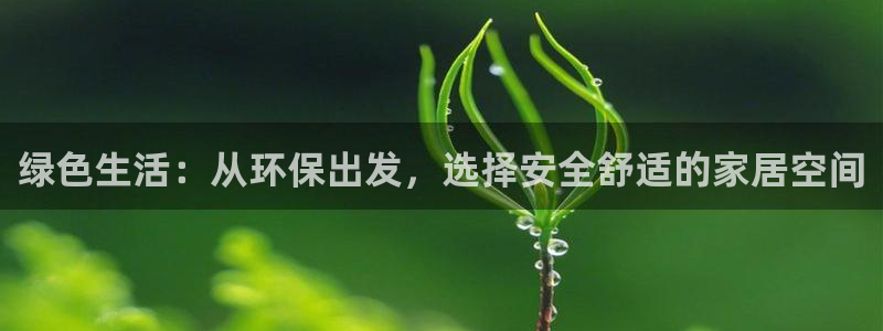杏耀登入官网：绿色生活：从环保出发，选择安全舒适的家居空间