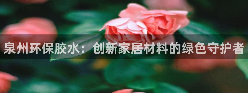 杏耀平台注册会员：泉州环保胶水：创新家居材料的绿色守护者