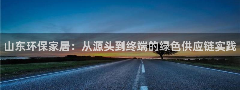 杏耀3注册：山东环保家居：从源头到终端的绿色供应链实践